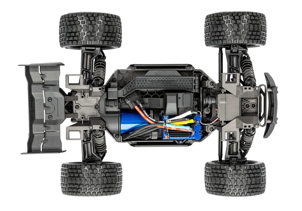TRAXXAS MINI-XRT 3S-Power 4x4 Orange 1/16 Monster Truck RTR Brushless, Pièces HD avec 2S Lipo/Chargeur
