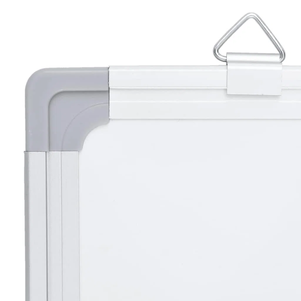 Tableau Blanc magnétique Pliable 100x100 cm Aluminium avec Cadre Robuste Surface Lisse pour Bureau école Maison Affichage et présentation