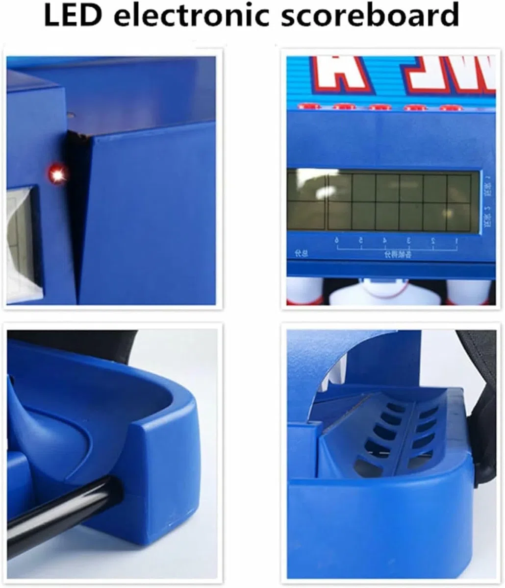 Bowling Set Kids, Bowling Chest pour La Maison, Le Jeu Électronique De Bowling, La Console De Jeu De Sport De Bowling Intérieur, Réinitialisation Automatique/Éclairage/Simulation Sound Effet