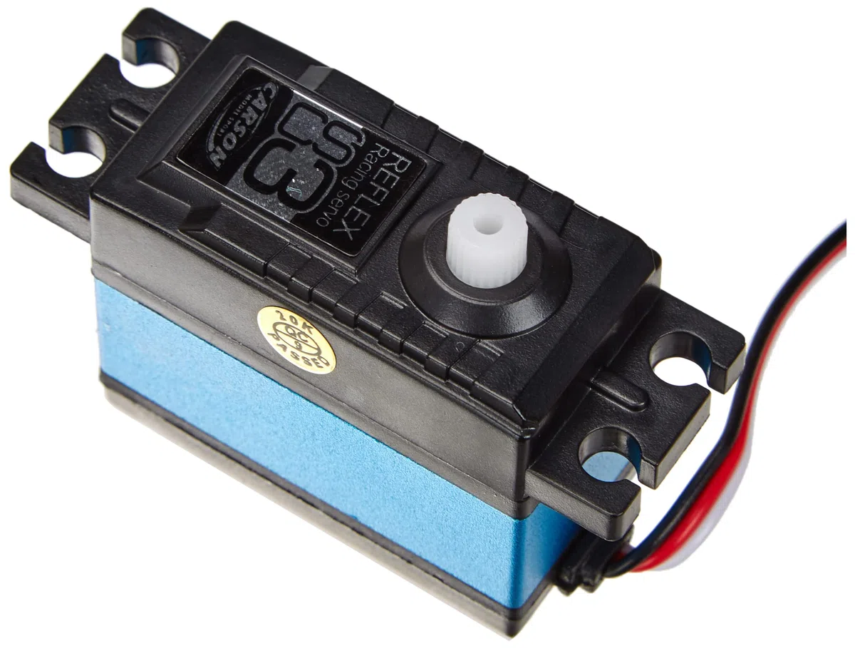 Carson 500502015 Servo CS-3 - connecteur 3 kg/JR - Accessoires pour Voitures télécommandées, servomoteur, servo de Direction Puissant et servo, modélisme