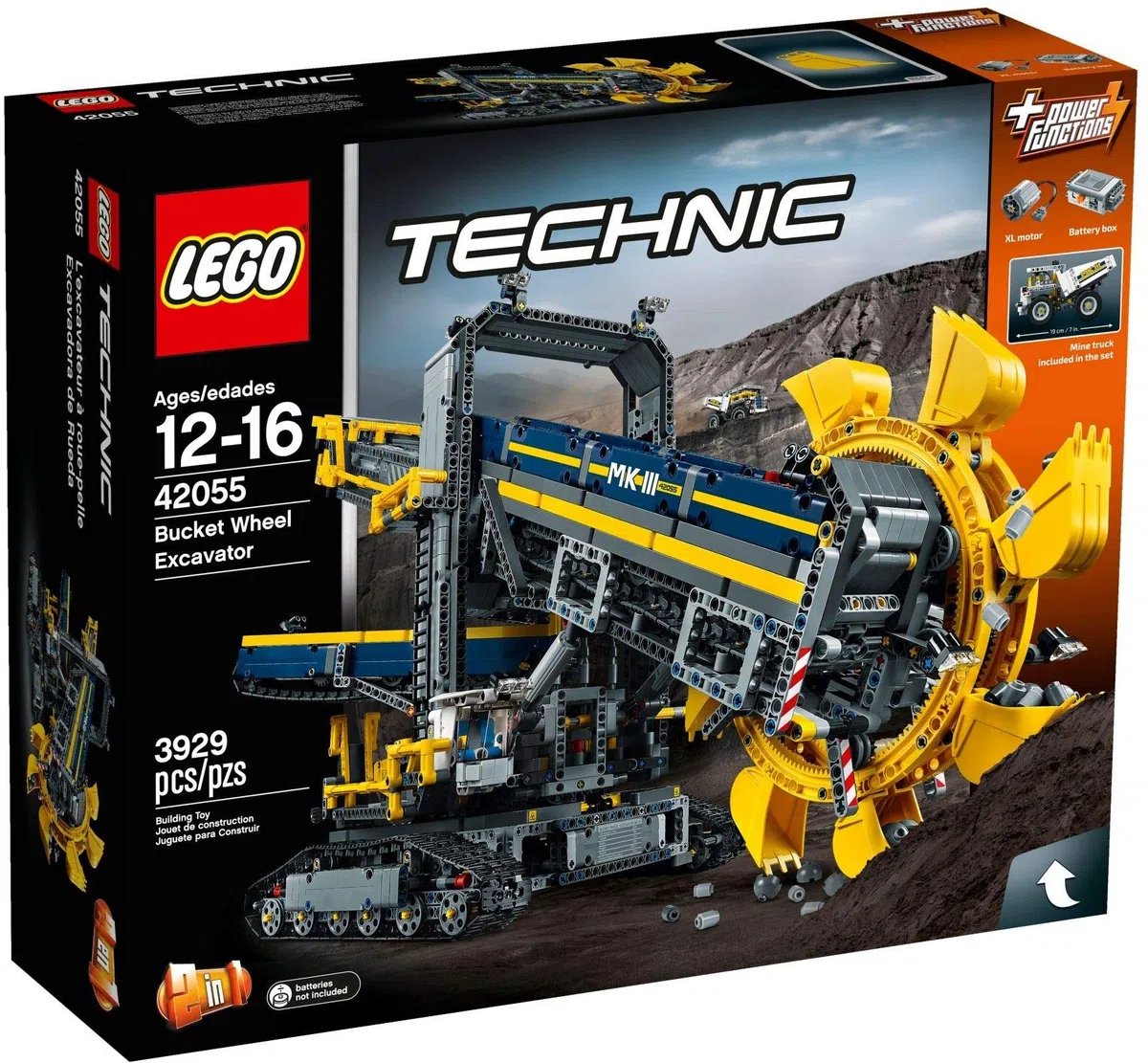 LEGO - 42055 - La Pelleteuse à Godets 12 ans to 99 ans