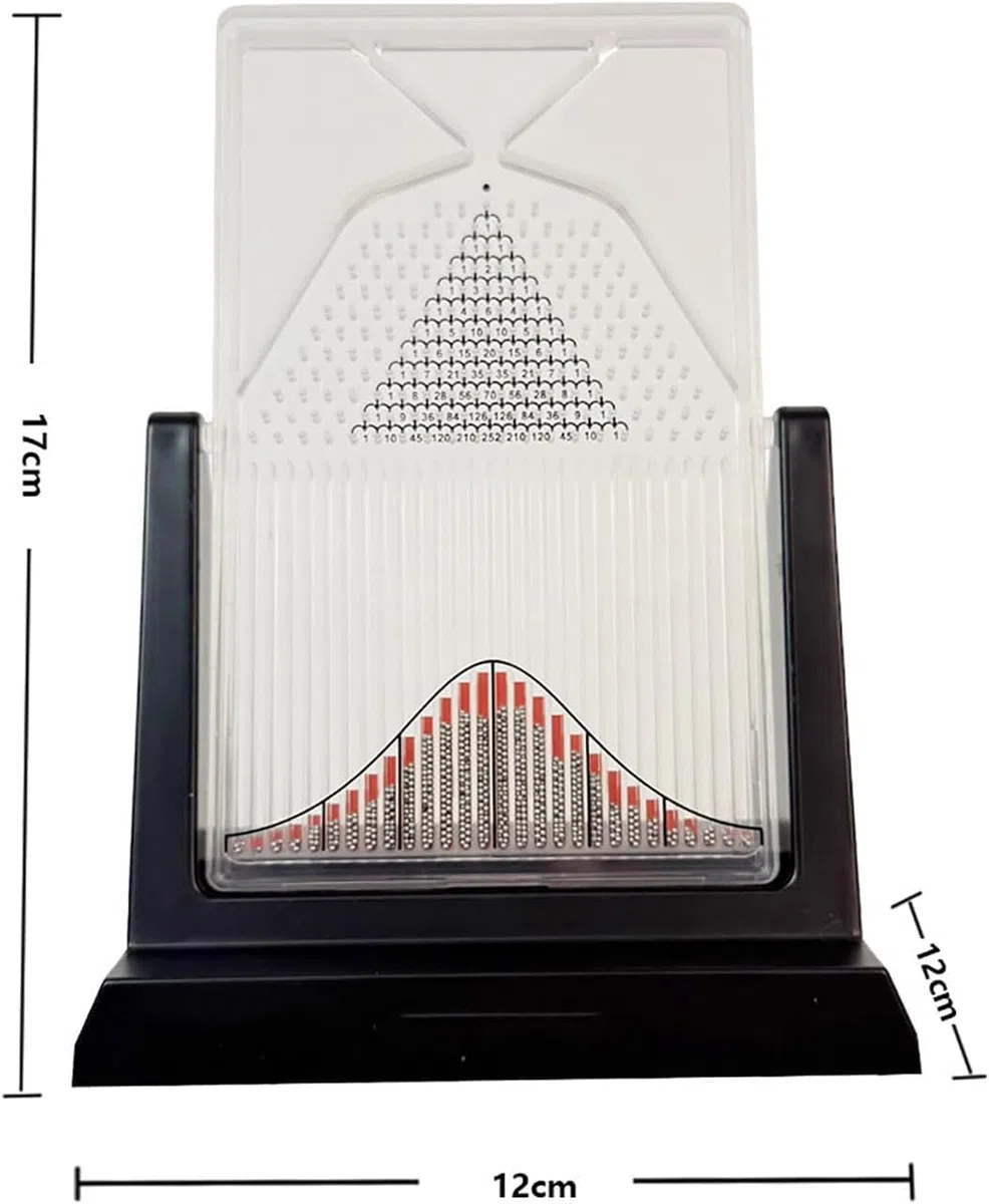 Galton Board | Modèle de distribution normale pour l'éducation physique | Aide pédagogique statistique efficace pour les salles de classe