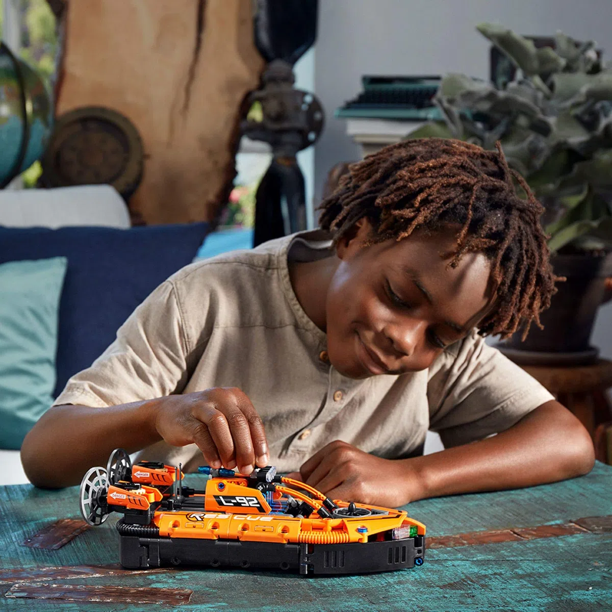 LEGO Technic 42120 - Aéroglisseur de Sauvetage 2-en-1 (457 pièces) Neuf 2021