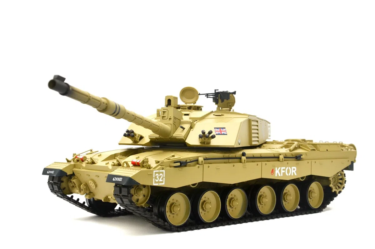 RC Panzer "Britischer Challenger 2" Heng Long 1:16 mit Rauch&Sound und Metallgetriebe -2,4Ghz