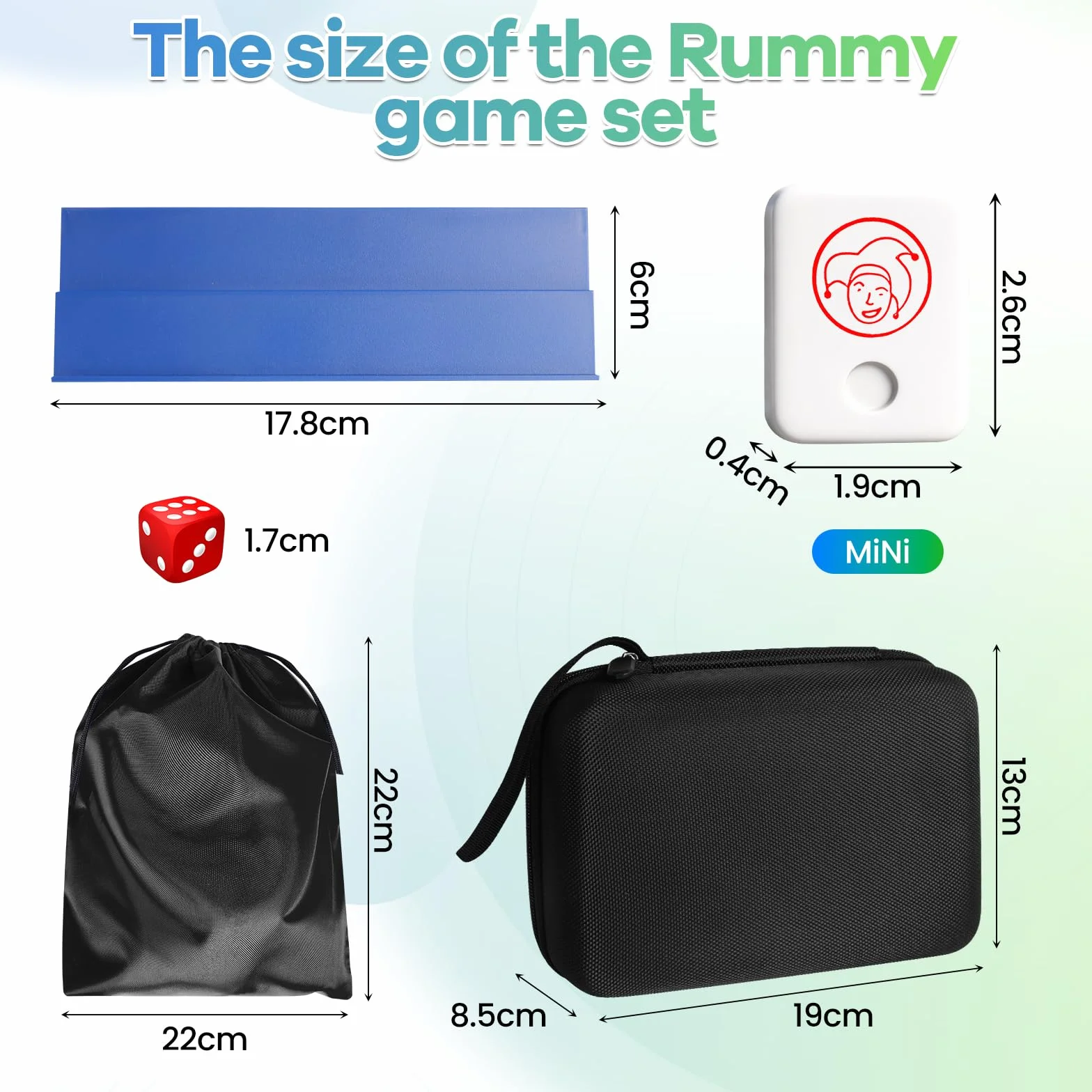 Rummy Cup Original Jeu de société Rummy Cup avec cordon de serrage pour adultes, 160 pierres, jeu de société pour 2 à 6 joueurs, avec 6 supports de jeu, 1 dé