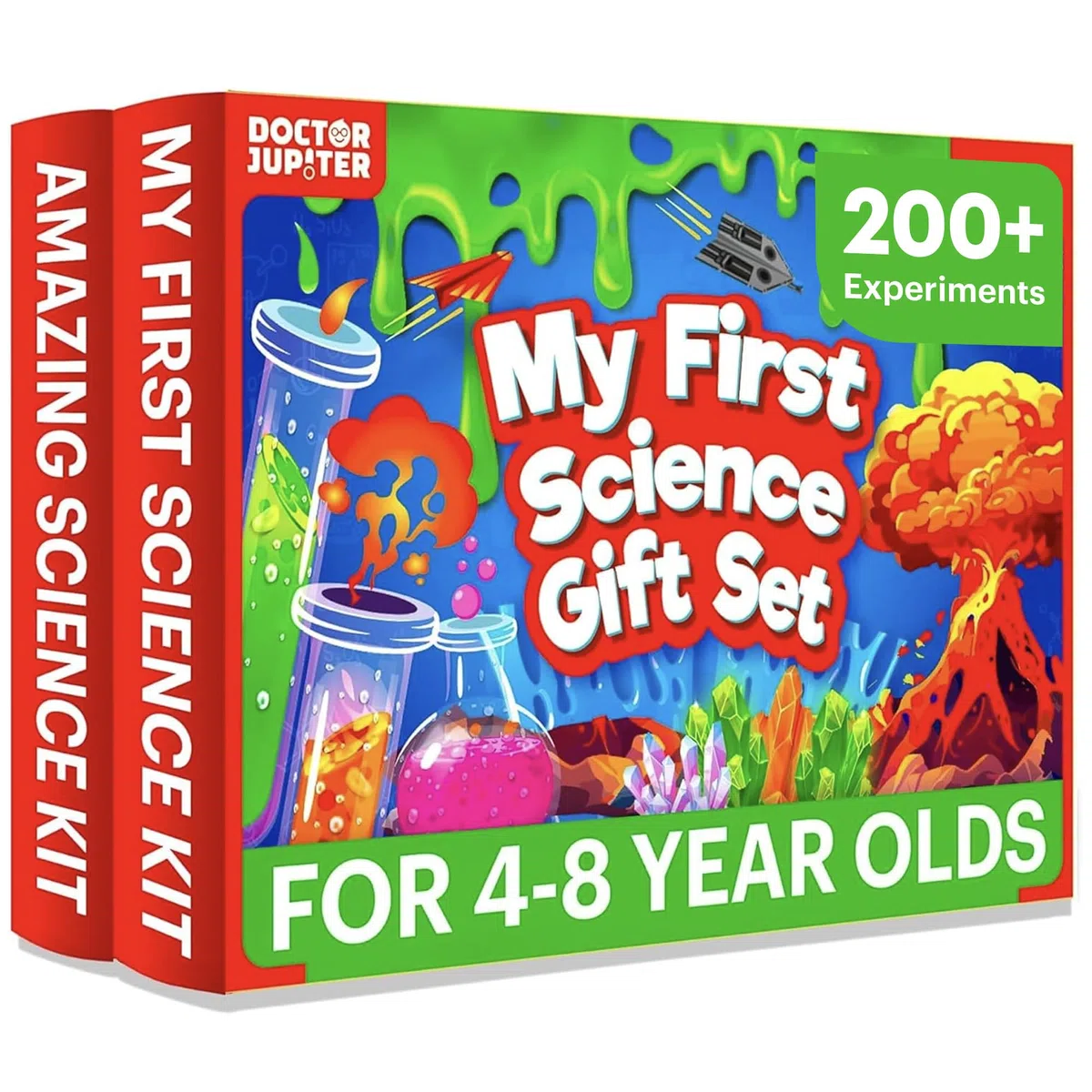 Doctor Jupiter My First Science Coffret cadeau pour enfants à partir de 4 ans, mon premier kit scientifique et incroyable kit scientifique | Idées cadeaux d'anniversaire pour garçons et filles de 4