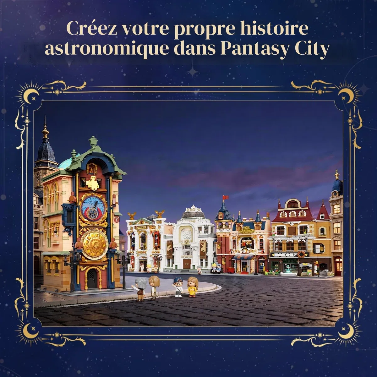 PAN TASY Horloge Astronomique de Prague, bâtiment modulaire pour Adultes