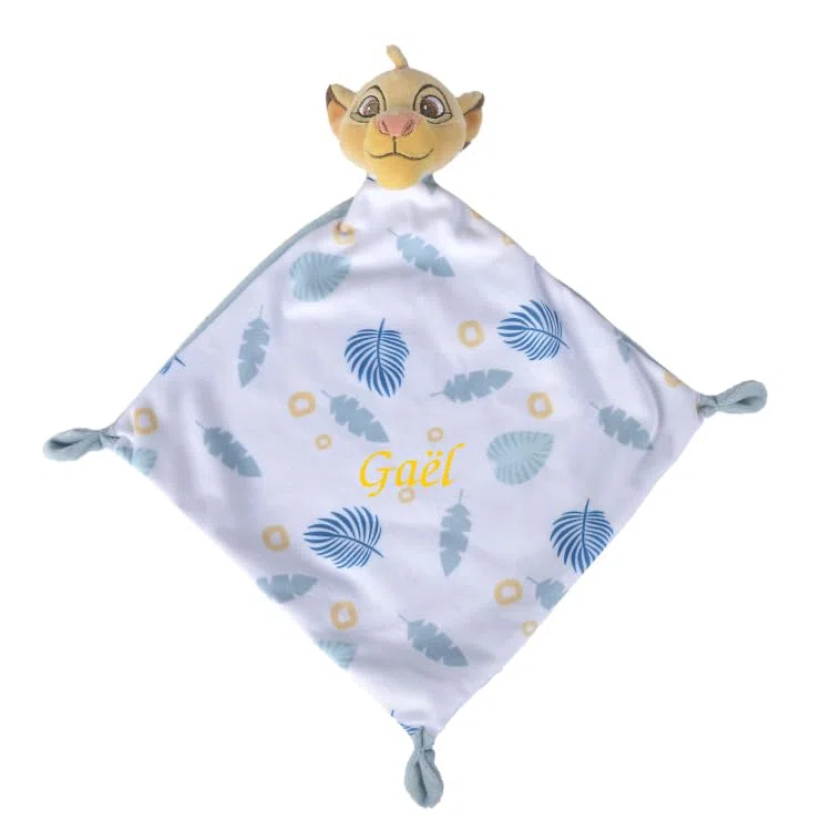 Doudou personnalisé Simba le lion 25 cm