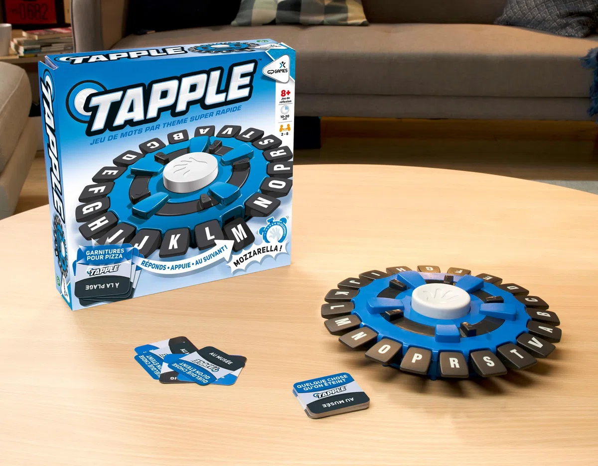 TAPPLE (VF, Jeu de Mots électronique, Rapidité et réflexion, 8+, TAP01