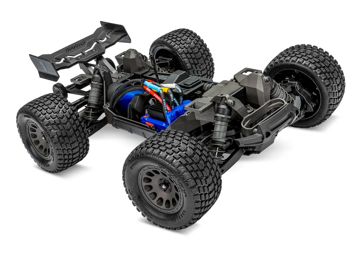 TRAXXAS MINI-XRT 3S-Power 4x4 Orange 1/16 Monster Truck RTR Brushless, Pièces HD avec 2S Lipo/Chargeur