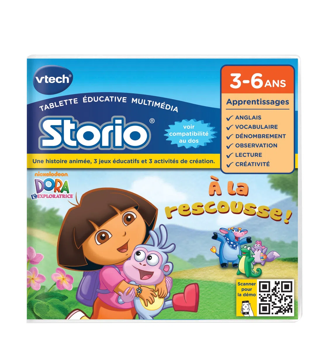 Vtech - 230605 - Storio 2 et générations suivantes - Jeu éducatif - Dora