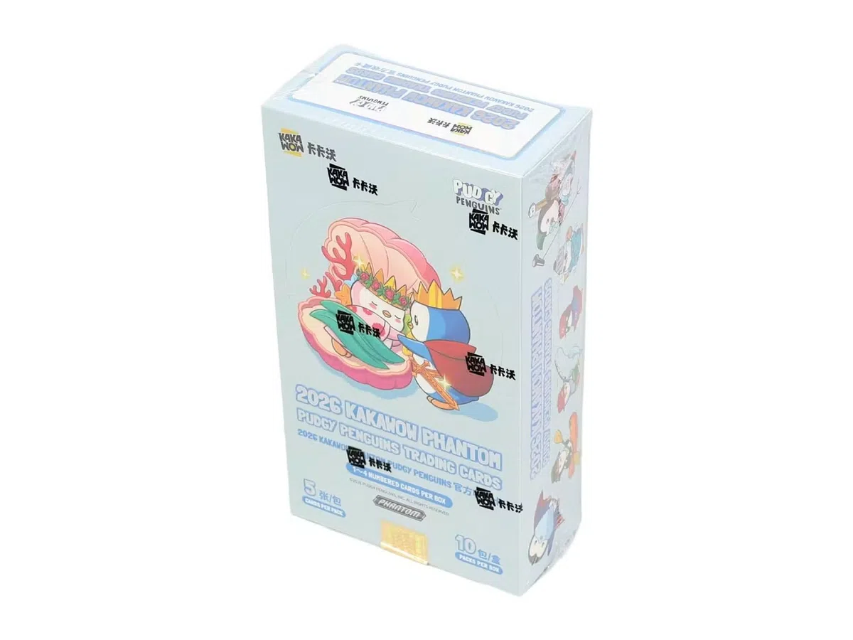 Kakawow Phantom Pudgy Penguins Boîte de cartes à collectionner 2026 (1 à 4 cartes numérotées par boîte)