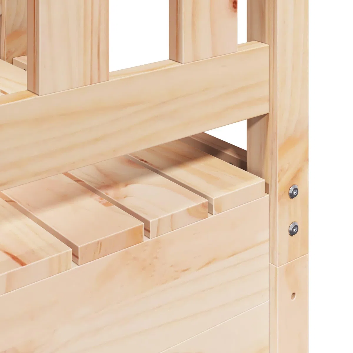 Tour de Jeu en pin Massif Marron 85 x 52,5 x 238 cm pour extérieur Jardin, Structure d'activités pour Enfants, cabane, Toboggan, balançoire, Escalade, Maison, Cadeau été