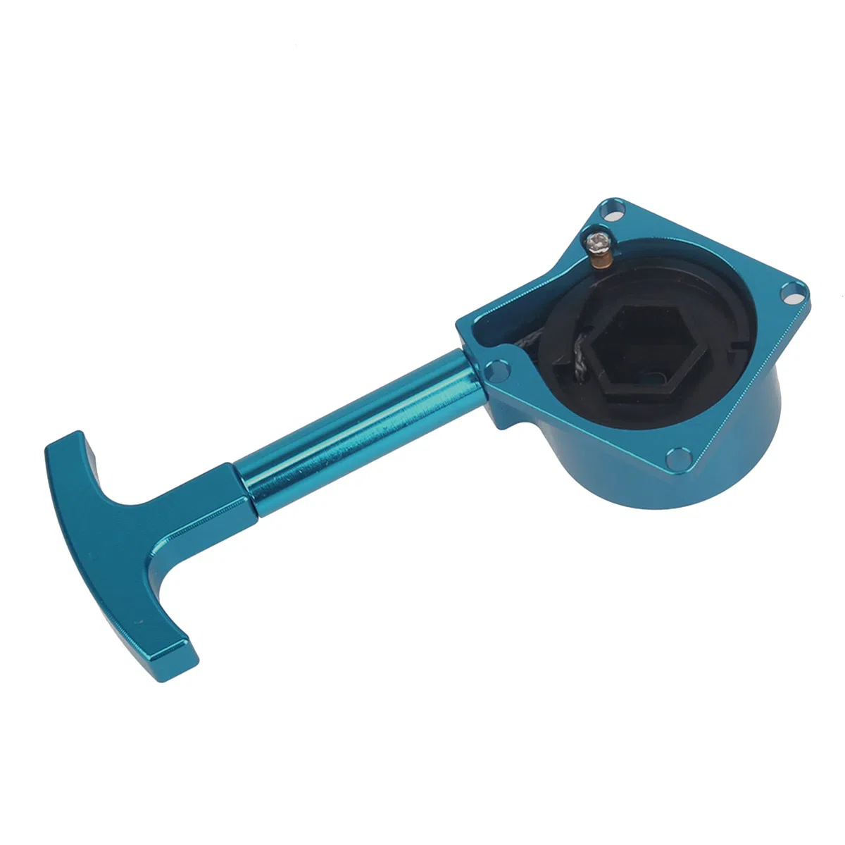 R020 Pièces de mise à niveau bleues en alliage d'aluminium RC Car Pull Starter pour 18 pièces de rechange pour moteur Nitro