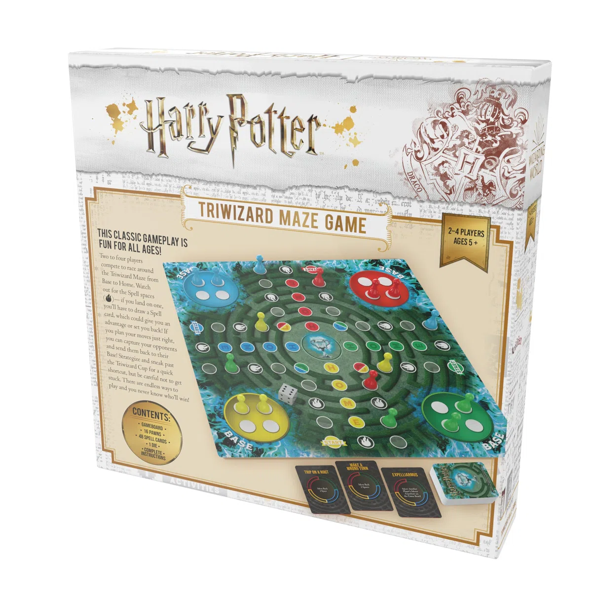 Pressman Harry Potter Jeu Labyrinthe Triwizard 2e édition | Course pour ramener Tous Vos pions à la Maison pour Gagner | pour 2 à 4 Joueurs, à partir de 5 Ans