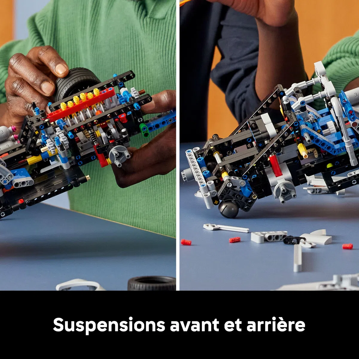 LEGO Technic Voiture Nissan Skyline GT-R (R34) 2 Fast 2 Furious - Maquette de Voiture pour Adulte - Fonction Drift, Direction, Suspension & Moteur 6 Cylindres - Cadeau Collector pour Fans 42210