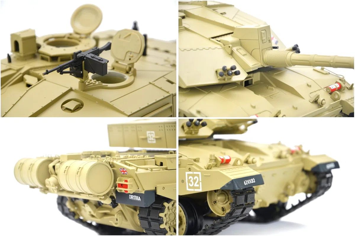 RC Panzer "Britischer Challenger 2" Heng Long 1:16 mit Rauch&Sound und Metallgetriebe -2,4Ghz