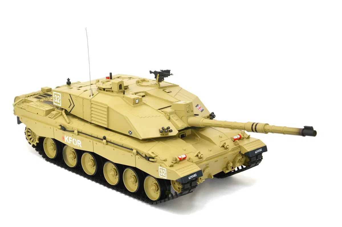 RC Panzer "Britischer Challenger 2" Heng Long 1:16 mit Rauch&Sound und Metallgetriebe -2,4Ghz